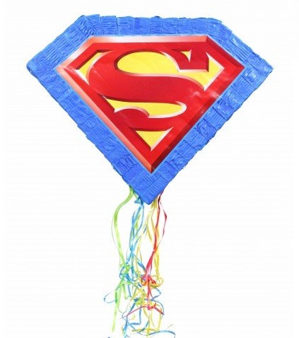 Superman Pull String Pinata